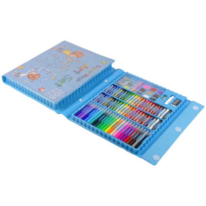 Zestaw Artystyczny Do Malowania XXL Walizka 208 elementów