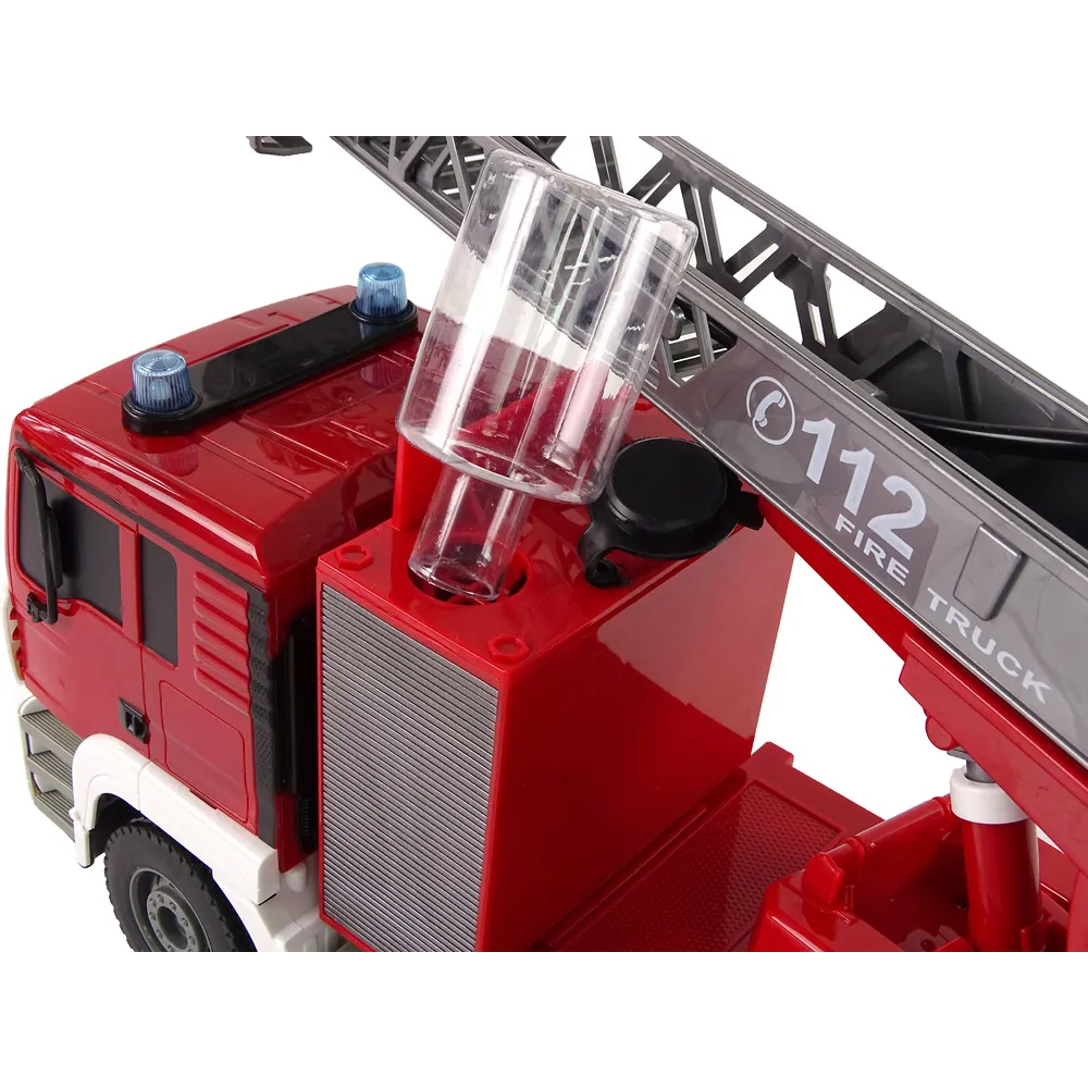 Zdalnie sterowany wóz strażacki z efektami świetlnymi