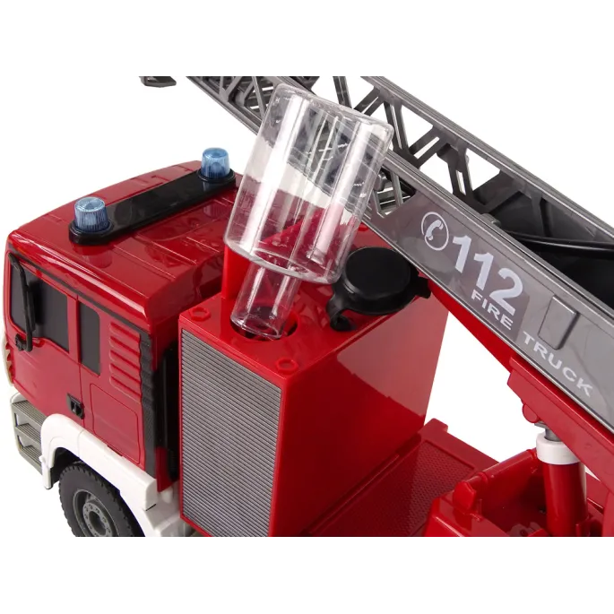 Zdalnie sterowany wóz strażacki z efektami świetlnymi
