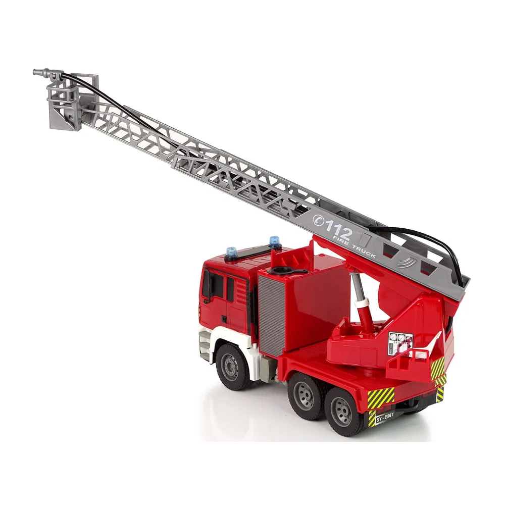 Pilot do straży pożarnej z funkcjami sterowania ruchem i drabiną