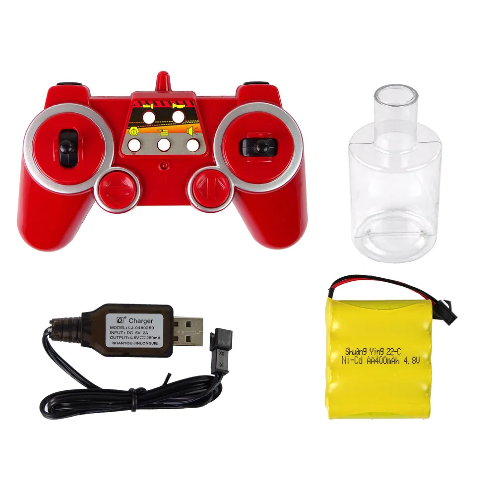 Opakowanie straży pożarnej z witrynką na prezent dla dziecka