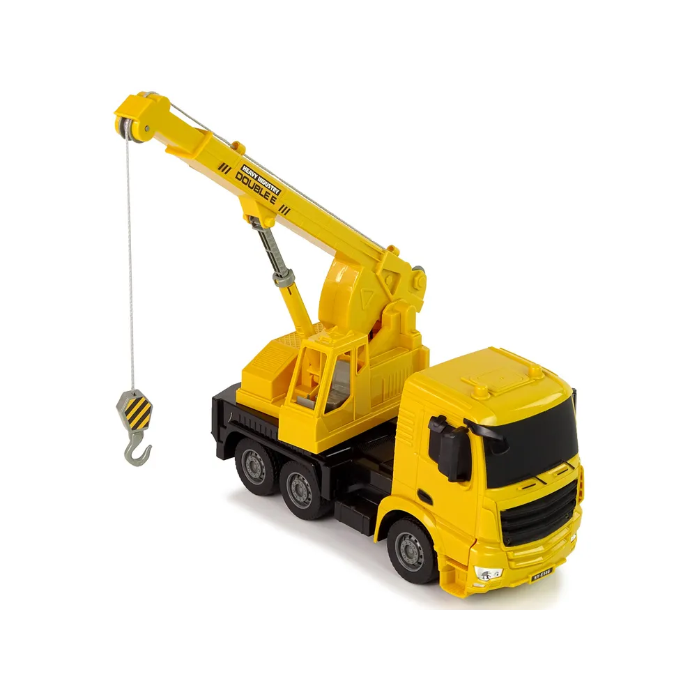 Ciężarówka dźwig z efektami świetlnymi LED podczas zabawy