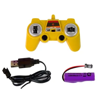 Zestaw ciężarówka dźwig z pilotem, akumulatorem i ładowarką