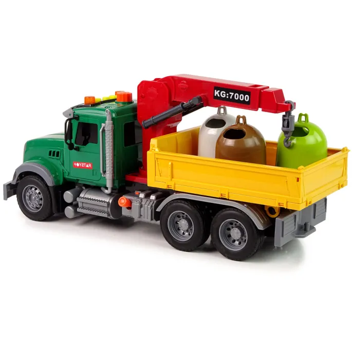 Ciężarówka dla dzieci rozwijająca zdolności manualne i ekologiczną postawę