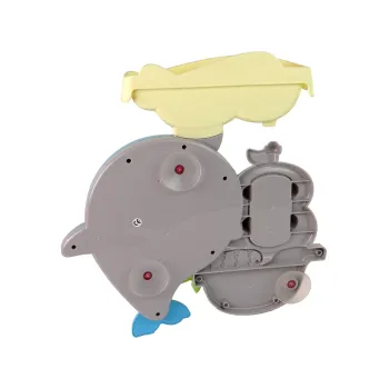 Kolorowa zabawka do kąpieli delfin z rybką i żółwiem do przelewania wody