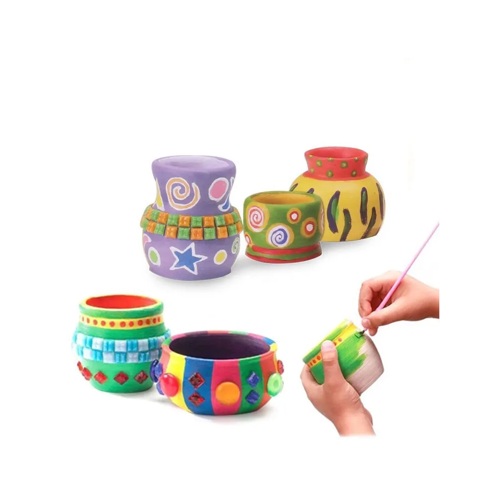 Zestaw DIY Koło Garncarskie Glina Farby Plastyczne