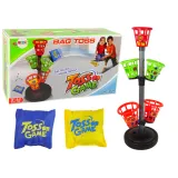 Gra zręcznościowa z kolorowymi koszami i woreczkami do rzucania