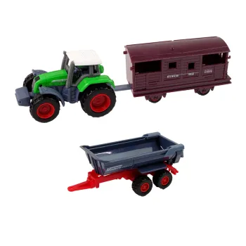 Kombajn rolniczy z zestawu maszyn wykonany z metalu i plastiku