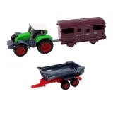 Kombajn rolniczy z zestawu maszyn wykonany z metalu i plastiku