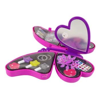 Zestaw Piękności Do Malowania Paznokci Motyl Lakiery Brokaty Naklejki