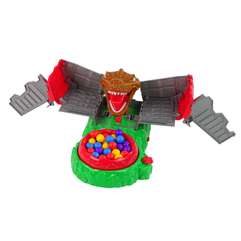 Dinozaur na planszy – główny element gry zręcznościowej dla dzieci