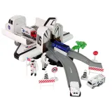 Zestaw kreatywny z figurkami astronautów i oznakowaniem drogowym