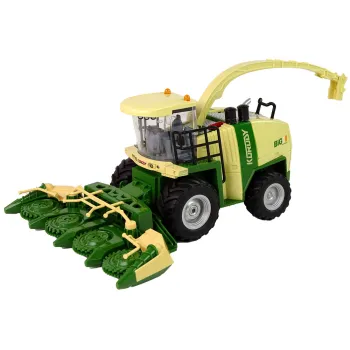 Kombajn Zdalnie Sterowany Dym Światła Dźwięk 2.4G 1:24