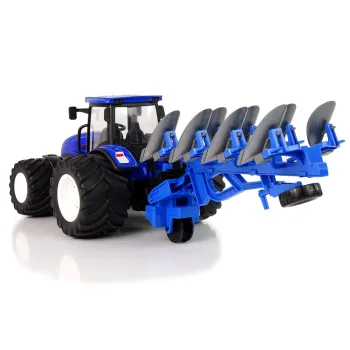 Gumowe koła traktora gwarantujące doskonałą przyczepność podczas jazdy