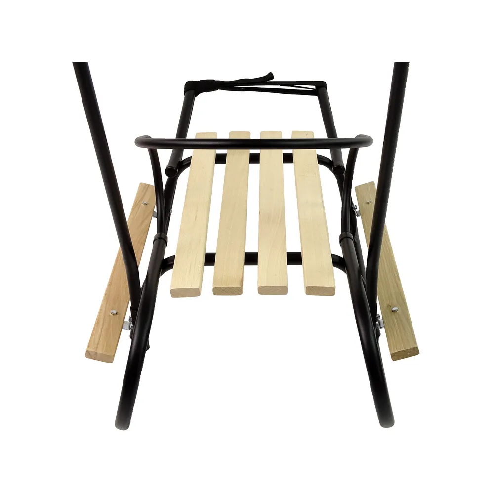 Wytrzymałe sanki z demontowanym pchaczem i komfortowym siedziskiem