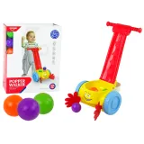 Pchacz Zbieracz Piłek dla dzieci w jasnych kolorach