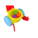 Edukacyjny pchacz z kolorowymi kulkami i dźwiękiem