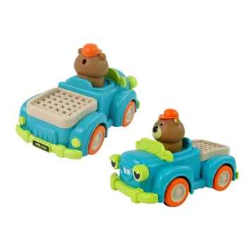 Ruchome autko do gry z zestawem krzesełek dla najmłodszych