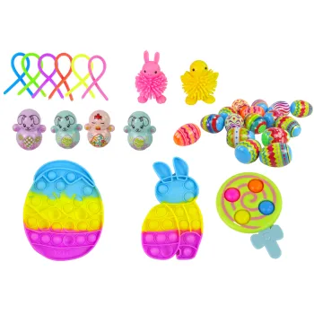 Zestaw Zabawek Wielkanoc Fidget Toys Pisanki Dekoracja