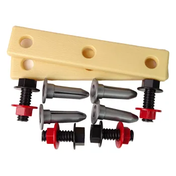 Dziecięcy zestaw narzędziowy z młotkiem, piłą i wkrętarką