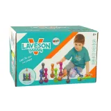 Kompletny zestaw kręgli z kuleczkami idealny do domu i ogrodu