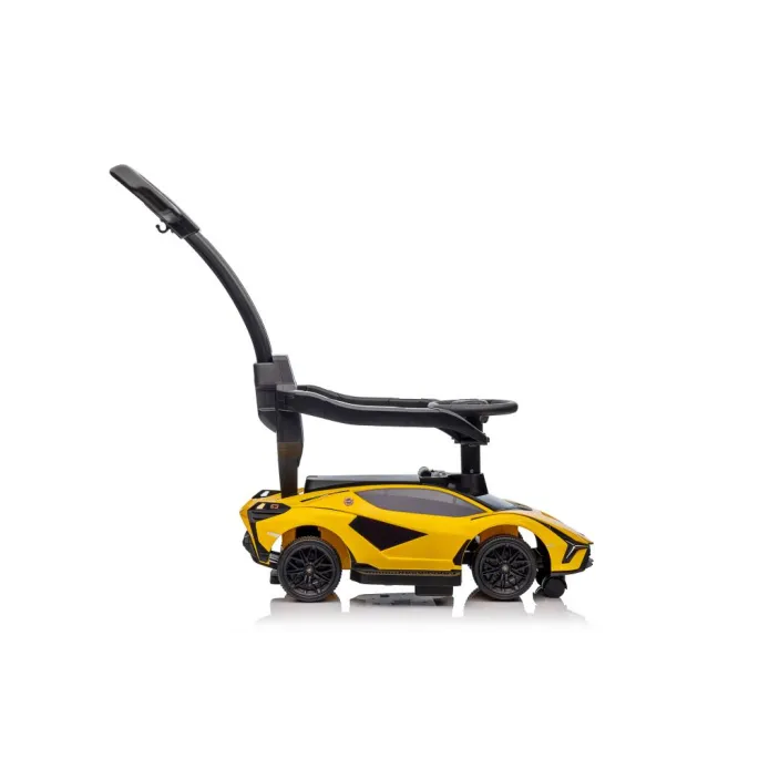 Zbliżenie kokpitu jeździka Lamborghini QLS-996T Ride-on dla dzieci