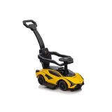 Lamborghini QLS-996T Ride-on With Pusher Yellow w prezentowej aranżacji