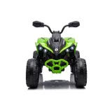 zielony quad na akumulator dla dzieci CAN-AM na białym tle