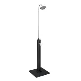 Zbliżenie na głowicę prysznica Bestway 58694 z bieżącą wodą