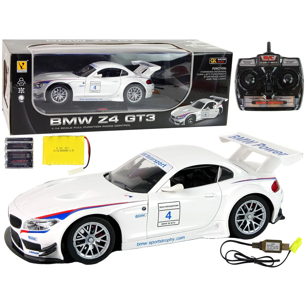 Auto R/C BMW Z4 w dynamicznej jeździe po podłodze
