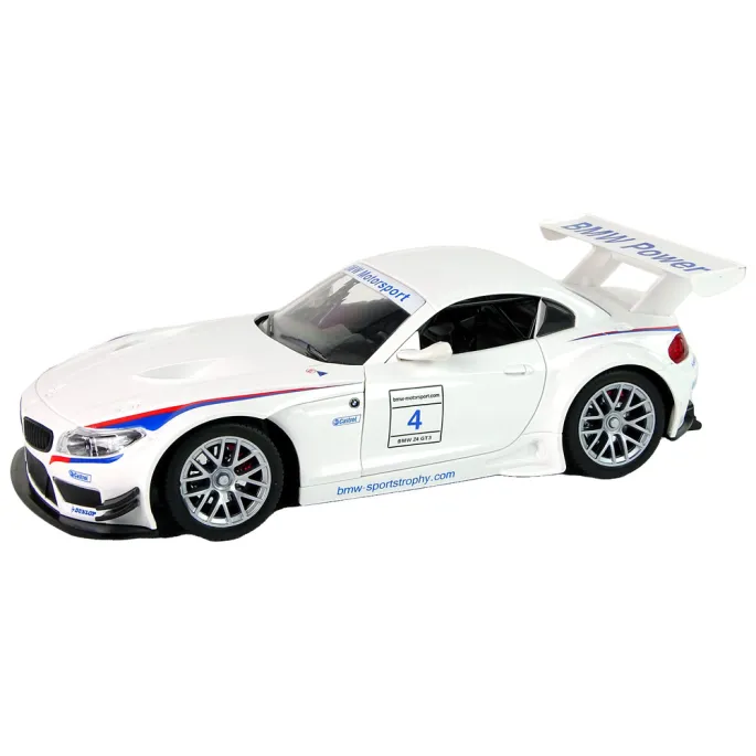 Model BMW Z4 R/C z widocznymi świecącymi światłami