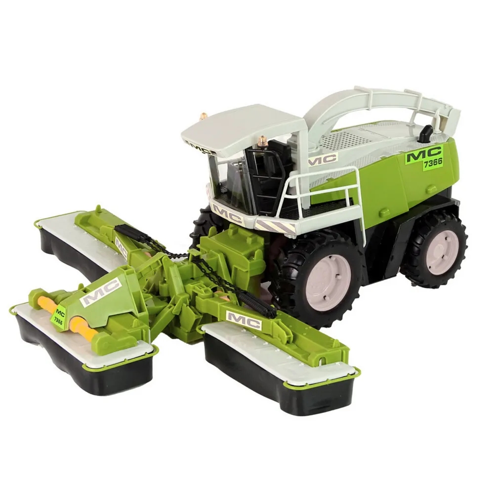 Zabawka rolnicza MC 7366 w kolorze zielonym, widok z boku