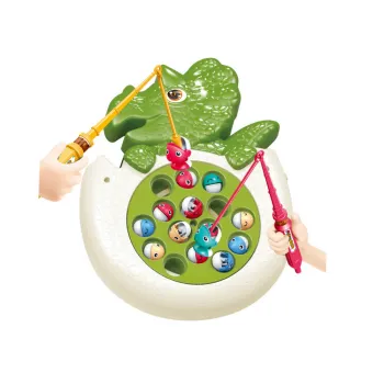 Gra Łowienie Rybek Wędki Dźwięki Dinozaur