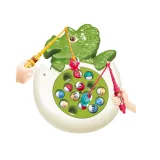 Zabawka edukacyjna łowienie rybek z efektami dźwiękowymi i świetlnymi