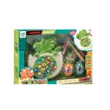 Rodzinna gra zręcznościowa łowienie rybek w kształcie wesołego dinozaura