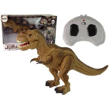 Dinozaur Zdalnie Sterowany Tyranozaur Rex Brązowy