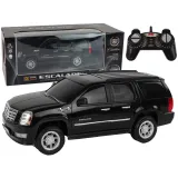 Czarny Cadillac Escalade R/C z efektami świetlnymi w skali 1:16