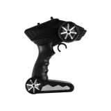 Szczegóły szarych i białych wykończeń na karoserii auta RC