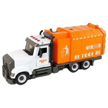 Śmieciarka do Rozkręcania i Skręcania Akcesoria Pomarańczowa