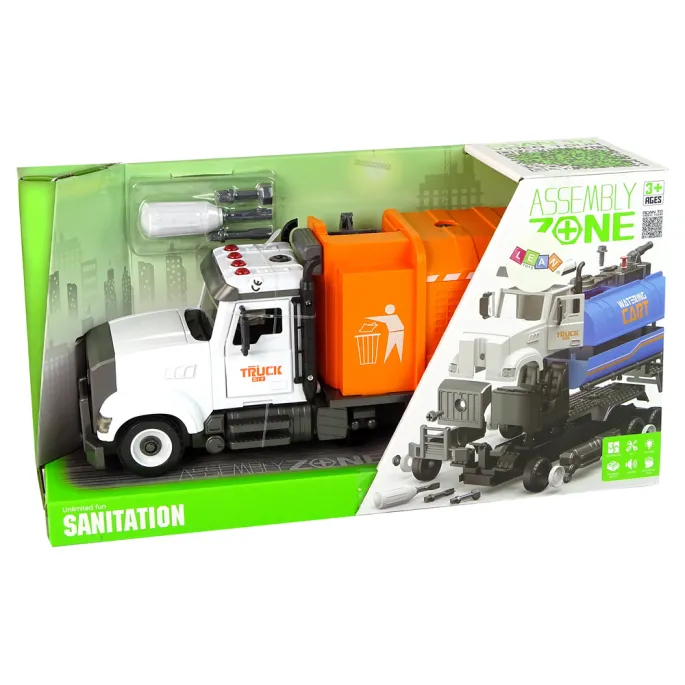 Zabawka śmieciarka edukacyjna rozwijająca zdolności manualne