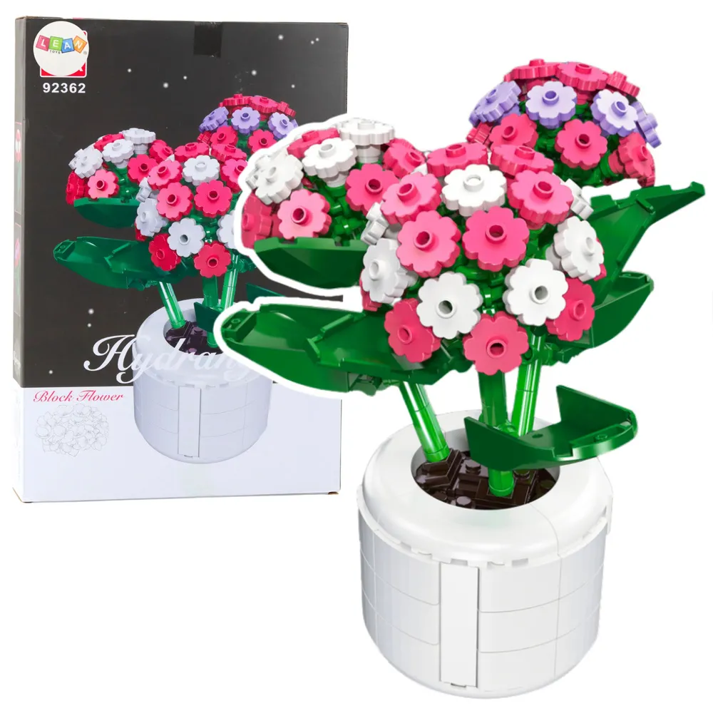 Klocki do składania hortensji w doniczce – kreatywna zabawa i dekoracja