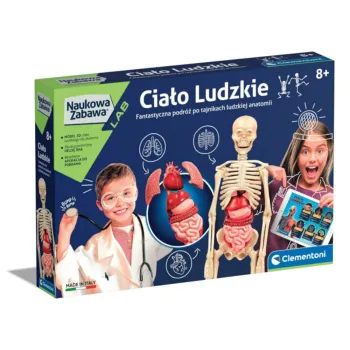 Interaktywny model ludzkiego ciała do nauki anatomii dla dzieci