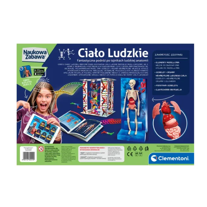 Zabawka edukacyjna wspierająca naukę biologii dla dzieci powyżej 8 roku