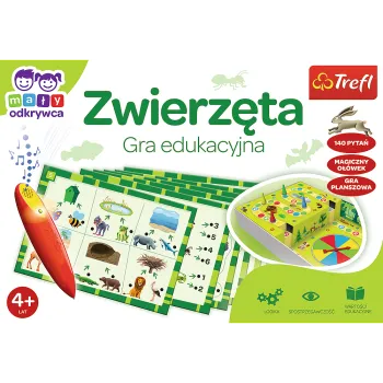 Rozwijająca gra logiczna Zwierzęta Magiczny ołówek w trakcie zabawy