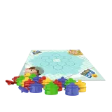 Elementy gry Szalone Gary w kolorowych garnuszkach