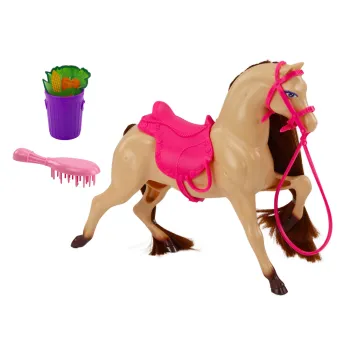 Zestaw Lalka Anlily Dżokejka Koń Akcesoria