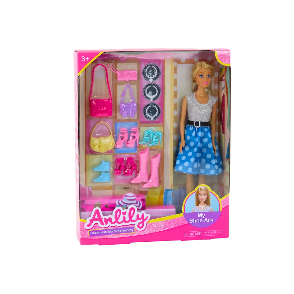 Zestaw Anlily z ubraniami i ozdobami do tworzenia stylowych stylizacji