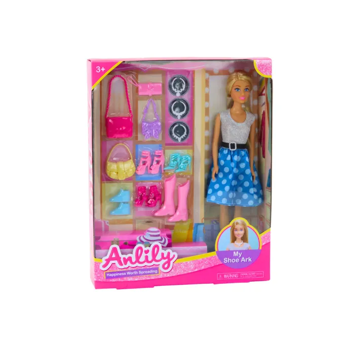 Zestaw Anlily z ubraniami i ozdobami do tworzenia stylowych stylizacji