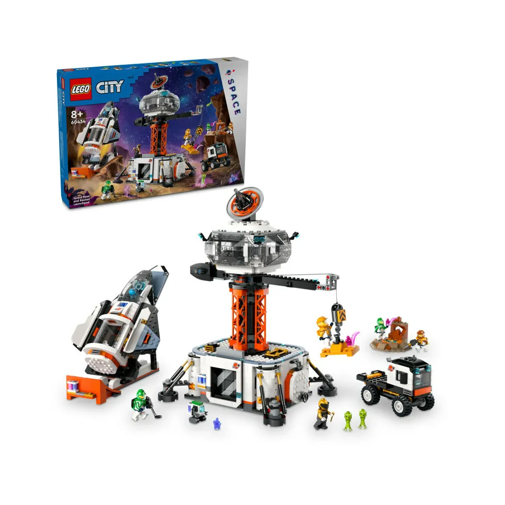 Zestaw LEGO CITY Stacja Kosmiczna z 1422 elementów, idealny dla dzieci powyżej 8 lat