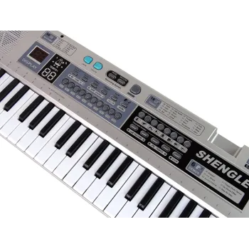 Zestaw keyboard MQ-6110 z mikrofonem oraz kablem zasilającym